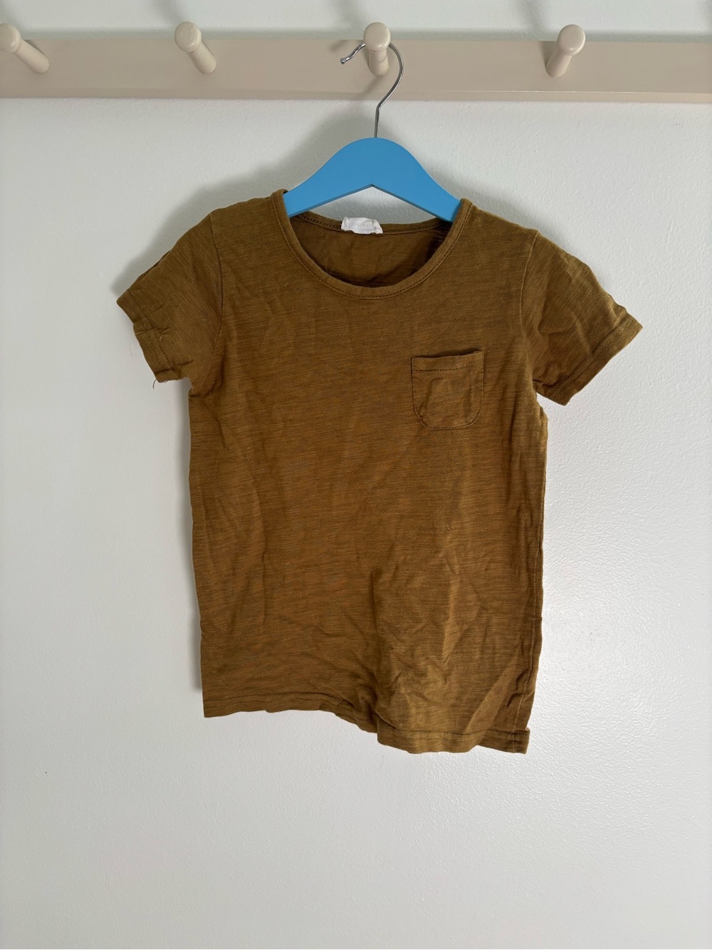 Jamie Kay- Kids Short Sleeve Pocket Tee - Olive Green
